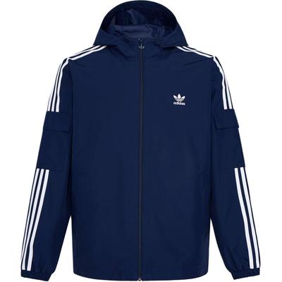 adidas Originals Stag Track Commuting Casual Sports Hooded Striped Zip Long Sleeve Jacket Unisex Jackets KV8850