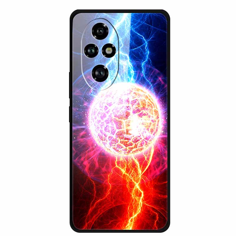 Tempered Glass Case For Honor 200 Pro Case Hard Phone Back Cover Soft Bumper For Honor 200 Pro Case Honor200 Pro 200Pro Bag Capa