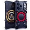 Magnetic Metal Bumper For Realme GT Neo 7,6 SE,7X GT 7,6,5 PRO Case Rimless 360 Degree Rotation Holder With Lens Cover