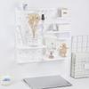 Punch-Free Wall-Mounted Pegboard Shelf for Living Room, Kitchen, Bedroom, Dorm
