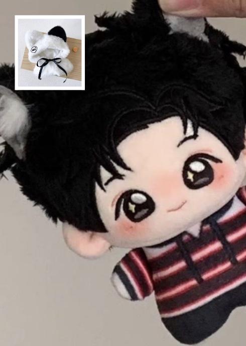 Stuffed 10cm Handsome Boy Lars Huang Doll Cute Plush Toy Creative Meeting Birthday Gift Backpack Ornament
