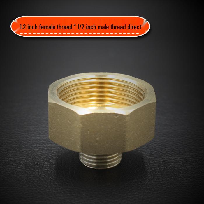 Copper Reducing Threaded Coupling Adapter for Male/Female: 1/2", 3/8", 1/4", 1/8" Connector