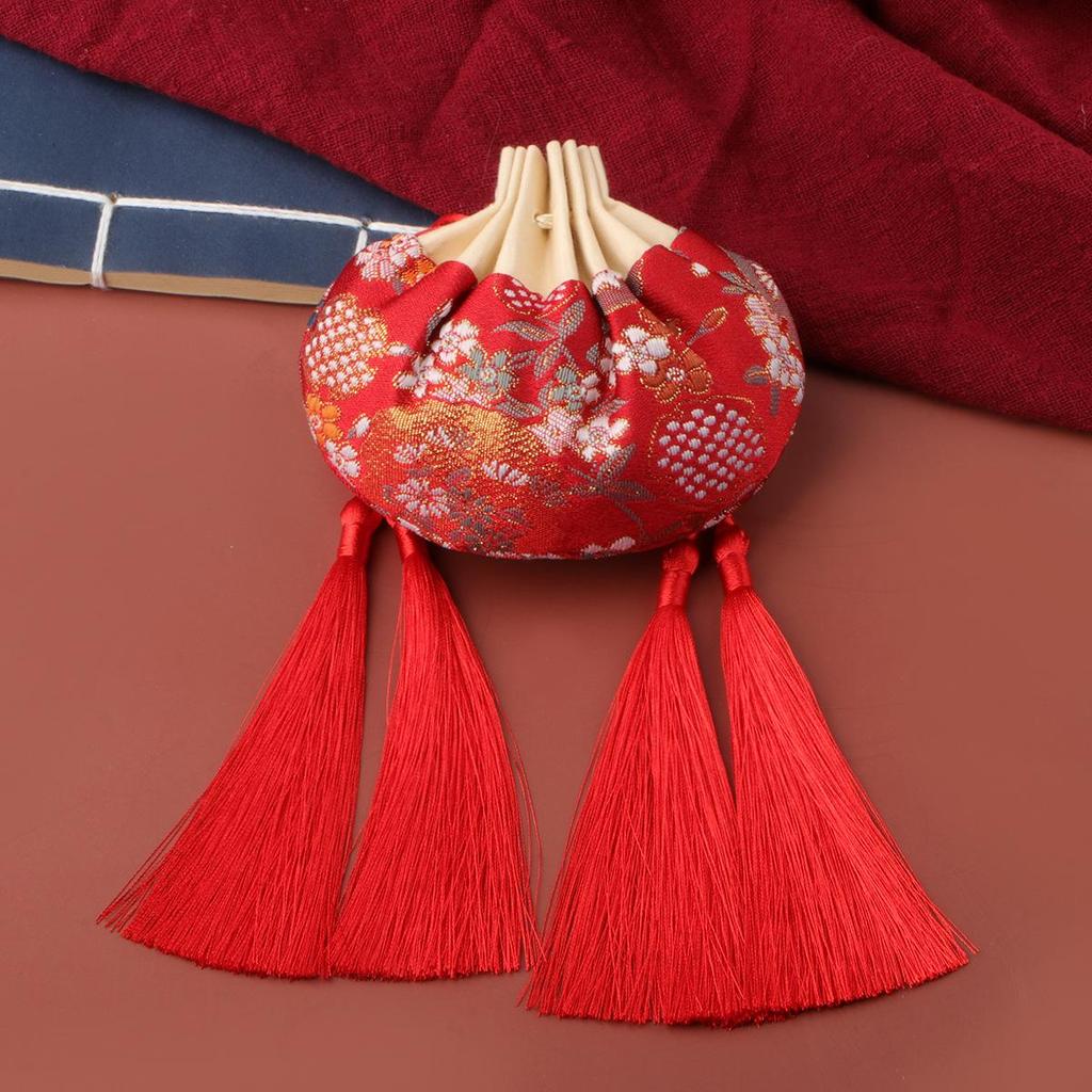 Dragon Boat Festival Hanfu Scent Sachet: Embroidered Mosquito Repellent Coin Purse Necklace