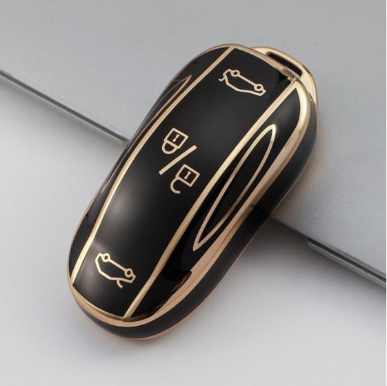 New Design TPU Car Key Case for Tesla Model 3 Y X S 2020 2021 2022 Keychain Bag Shell  Remote Cover Holder Protector Accessories