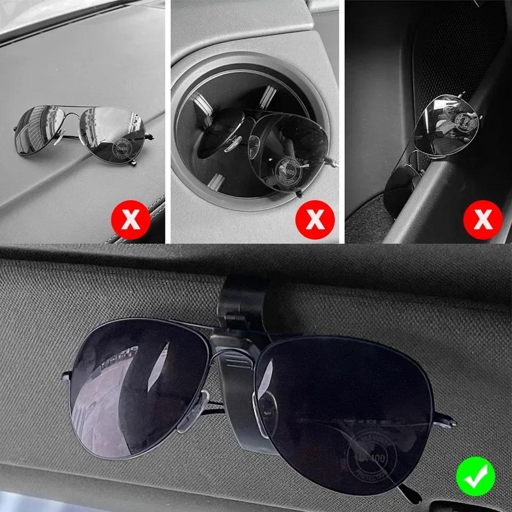 Car Stickers For Alfa Romeo Sunglasses Clip Auto Sun Visor Car Glasses Case Card Ticket Pen Holder For Alfa Romeo 159 Giulietta