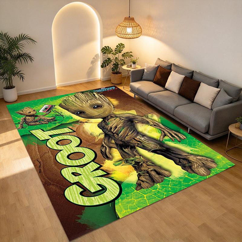 Groot Adventure Living Room Nonslip Area Rug Soft Carpet For Bedroom Game Playroom Sofa Office Home Decor Doormat Christmas Gift C102114