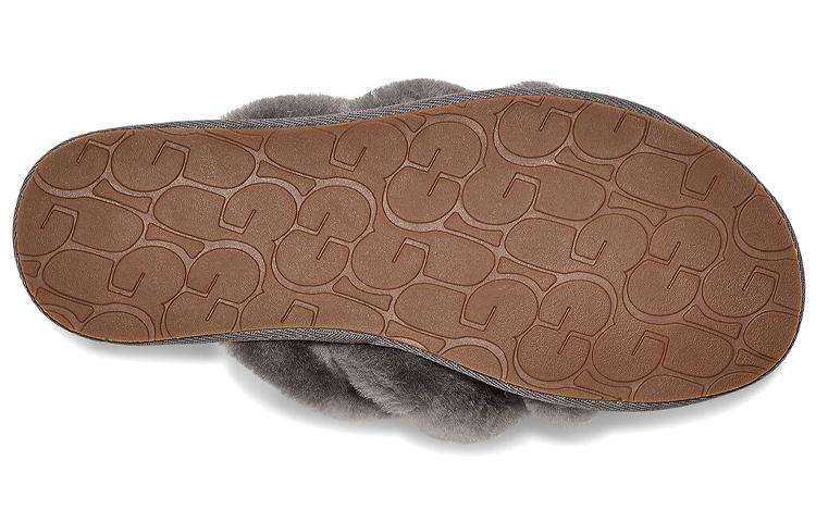 UGG Scuffita Slippers Charcoal Gray Women's 1123572-CHRC