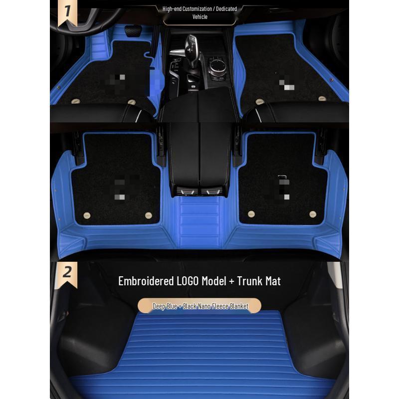 Compatible Floor Mats: Fully Enclosed Carpet Style for Hongqi HS5, H5, H9, HS7, H7, EQM5, EHS3, EHS9