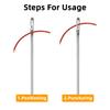 12pcs Blind Needles Elderly Easy Use Sewing Needle Household Threading Sewing DIY Side Big Hole Self Threading Bodkin Needle