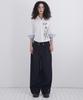 Soleubi Flap Stripe Slacks / Navy
