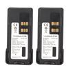 2Pcs Replacement 3000mah 7.4V Li Ion Battery with Belt Clip for Motorola XiR P8606 XiR P8660 XiR