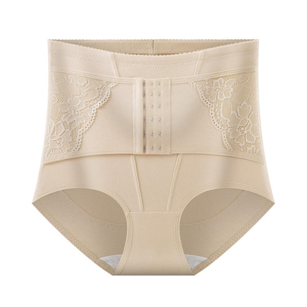 

Shapewear Butt Lifter Briefs Lace Flower Slimming Buckle Shapers Seamless Underwear Women Female XL телесный