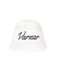 Bajal New Wave Punched Knit Bucket Hat White