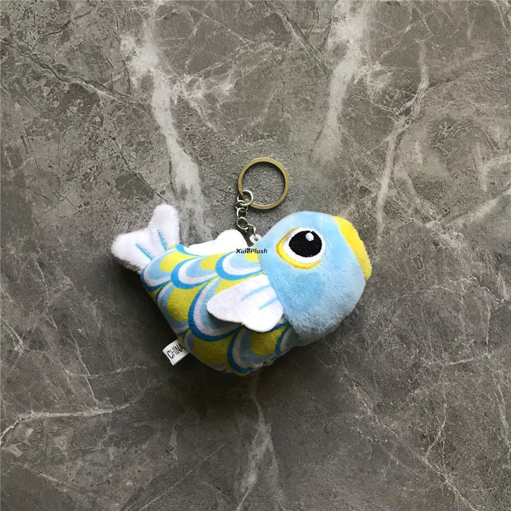 Choix de modèles - Animaux marins, peluche en coton PP avec porte-clés (poisson, requin, etc.).