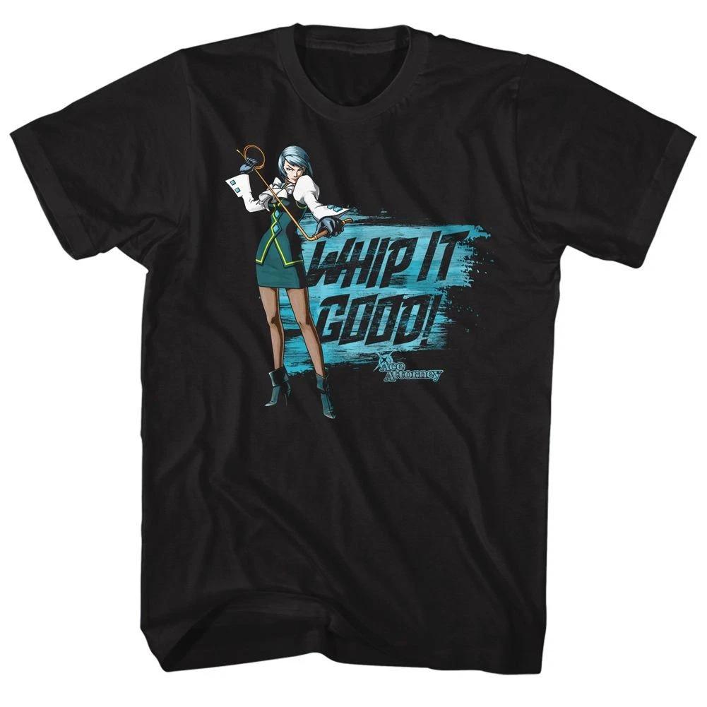 Ace Attorney Whip It Good Black Capcom Gaming Children s T-shirt 110