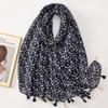 Herbst Neue Mode Böhmisch Süß Floral Quaste Viskose Schal Tuch Dame Hohe Qualität Wickel Pashmina Stola Bufandas Muslimischer Hijab