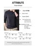 Romon Men's Wool Blend Warm Crew Neck Sweater