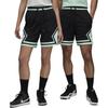 Nike Dri-Fit Sport Diamond Shorts Striped Drawstring Straight Casual Shorts Unisex Shorts Black DX1488-015