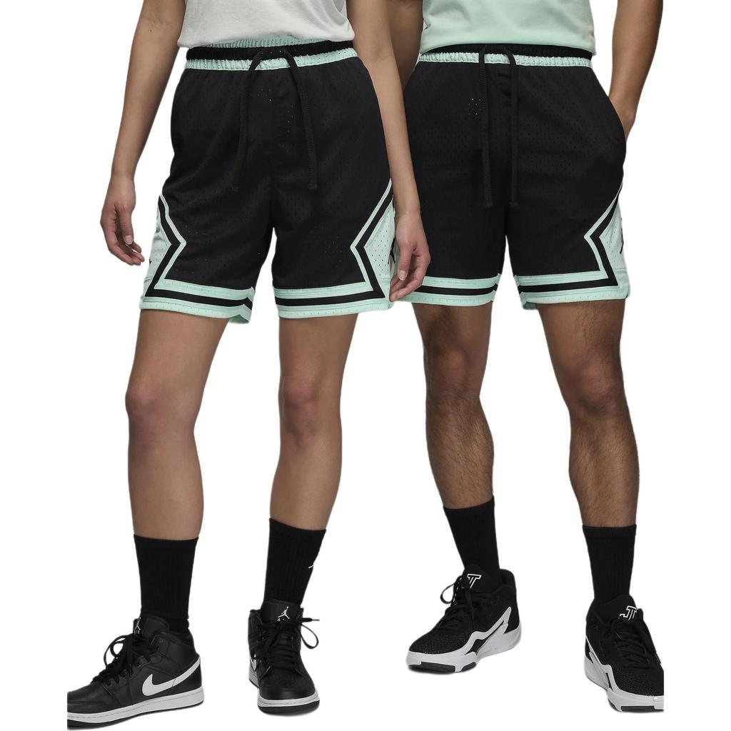 Nike Dri-Fit Sport Diamond Shorts Striped Drawstring Straight Casual Shorts Unisex Shorts Black DX1488-015