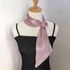 WTEMPO Solid Color Thin Versatile Flower Rose Scarf Retro Elegant Summer Fashion Temperament Cool Breeze Scarf Neck Decoration