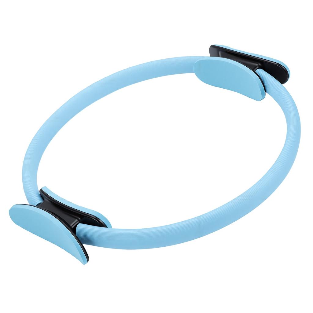 Pilates Fitness Circle 38cm Pilates Ring Strong Pressure Rebound Portable Pilates Resistance Circle Vibrant Blue