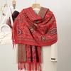 New Shawl Warm Winter Scarf Hijab Women Print Paisley Cashmere Pashmina Thick Wrap Head Neck Foulard Luxury  Blanket Echarpe