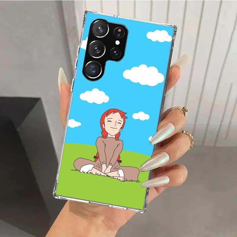 A-Anne Of Green Gables Shirley Phone Case for Samsung Galaxy S26 S24 S23 Ultra S25 Edge S22 S21 Plus S20 FE + Soft Print Shell F