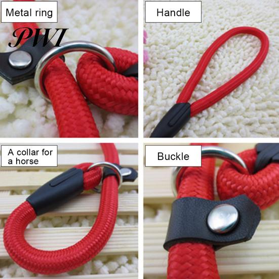 0.6/0.8/1cm Haustier Hund Nylon Zugseil Leine Verstellbare Spazierleine Gurt