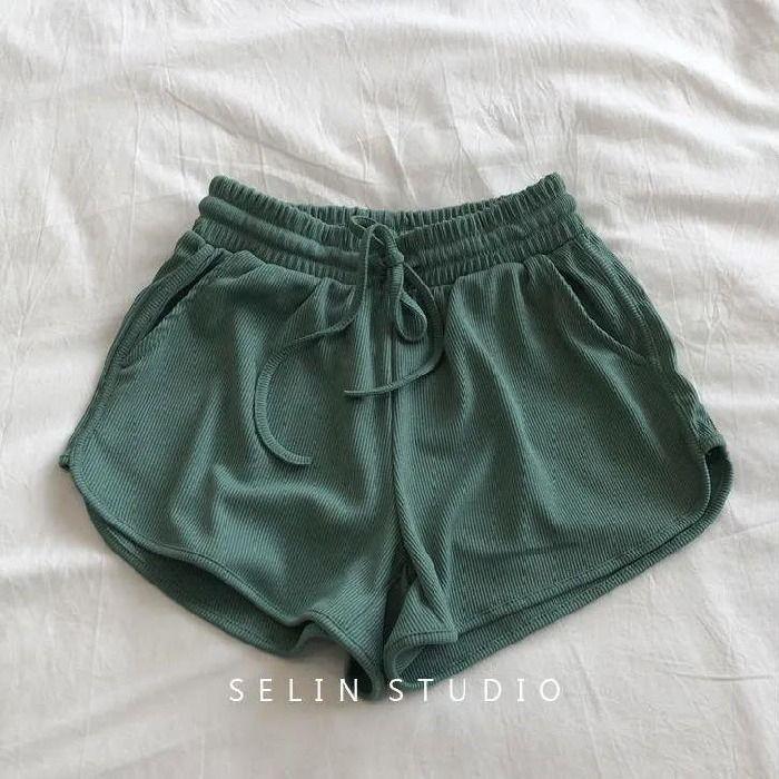 Sports and Casual Shorts for Women In Spring and Summer New Korean Style Versatile Slim Jogging Wide-leg Pants Small Student Pants