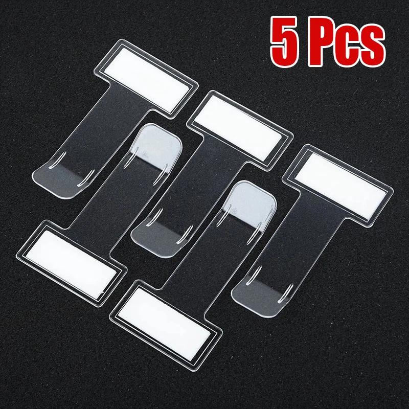 2/5/10Pcs Universal Car Parking Ticket Clip Windshield Sticker Ticket Holder Card Bill Stand Organizer Auto Interior Accessories