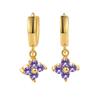 Trendy Geometric Floral Zircon Ear Cuffs Multi Cubic Zirconia Elegant Earrings For Women Fashion Jewelry