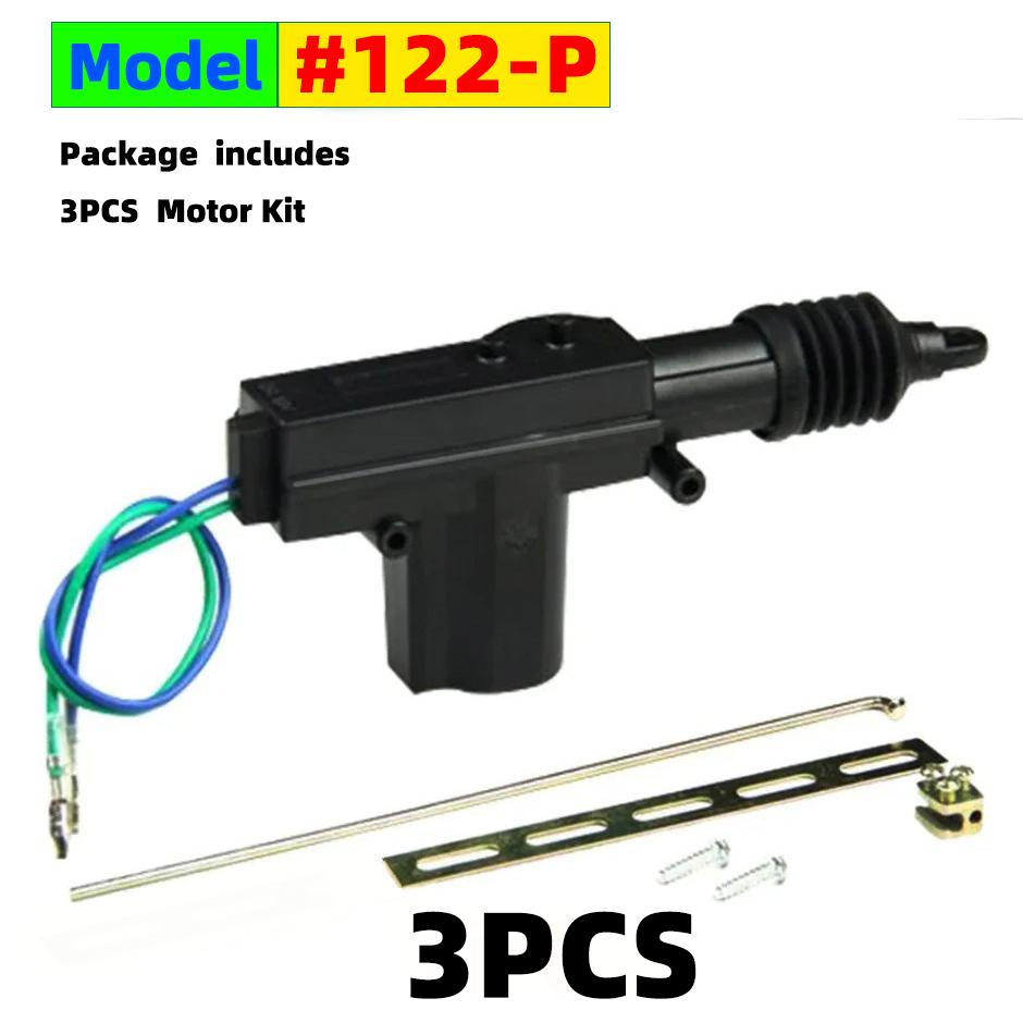 2/5 Wire Universal Car Electric Remote Central Door Lock Actuator Auto 12V Heavy-Duty Power Locking System Single Gun Type Kit