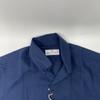 Massimo d'Augusto Navy MAX6 100% Linen One-Piece Button-Down Shirt tops M NavyUsed