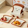 Bread Look Dip Plate Collection for Sauces and Appetizer Portions, Cute Table Accent for Everyday Home Dining Use