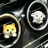 Car Air Outlet Perfume Cute Pet Vent Clip, Elephant/Dog/Lamb/Hippo/Penguin Dashboard Resin Decoration Trim Freshener Diffuser for Auto Interior