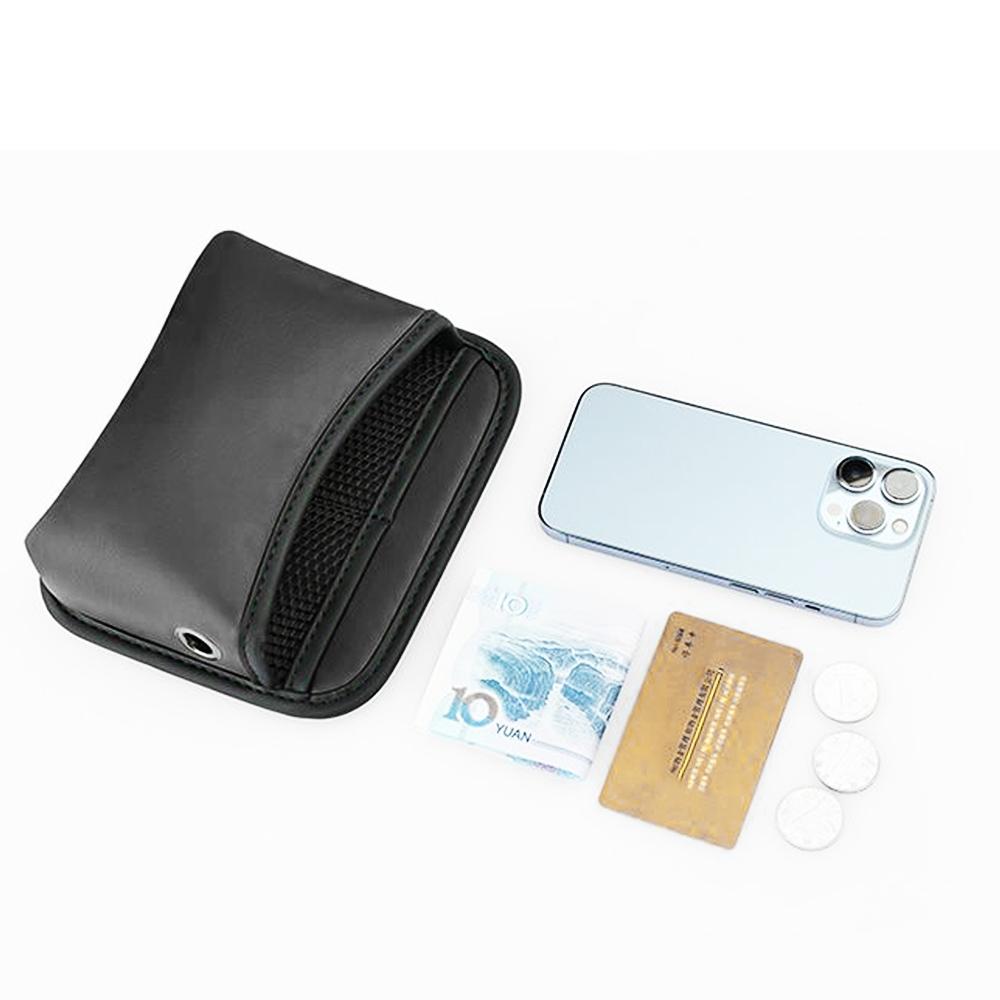 Universal Car Organizer Pocket Bag For Car Storage Box Collecting Bag Cards Phone Key Paste Box Self Adhesive Car Storage Pocket