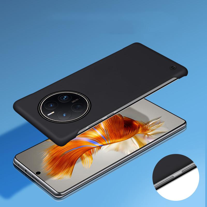Ultradünne, rahmenlose, matte PC-Hülle mit Anti-Fingerabdruck-Schutz für Huawei Mate 50 50E 40 40E 30 30E Pro Plus, stoßfeste Rückseite