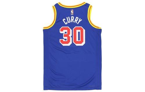 adidas NBA 75th Anniversary Warriors Curry #30 Vintage Limited Edition Jersey