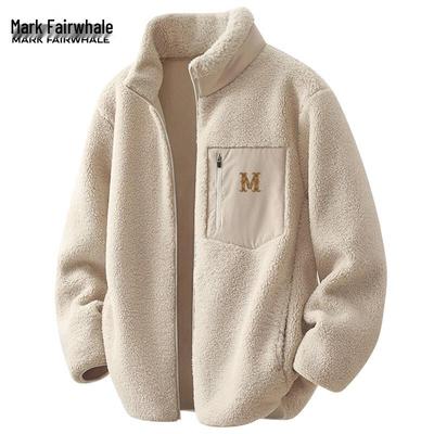 Mark Fairwhale Men's Winter Fleece Stand Collar Jacket