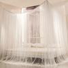 New Four-Door Mosquito Net Netting Prevent Breathable Four Door Mosquito Net Square Double Bed Size Insect Net Home