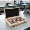 38 Pieces Calibrated Steel Gauge Block Set Accurate Hardened Slip Gauges for