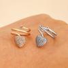 Heart Shape Nail Cover Adjustable Decorative False Nail Ring New Design Nail Ring  Photo Props