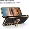 Coque de protection - pour Samsung Galaxy A25 5G - Silicone Antichoc - Support Rotatif - Noir