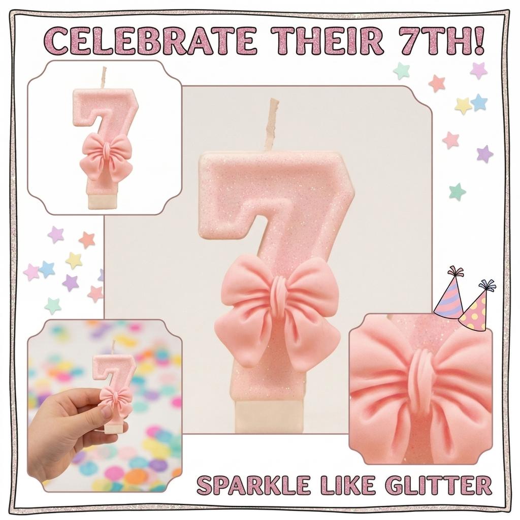 Fashion Cartoon Creative Birthday Candles Party Digital Candles
