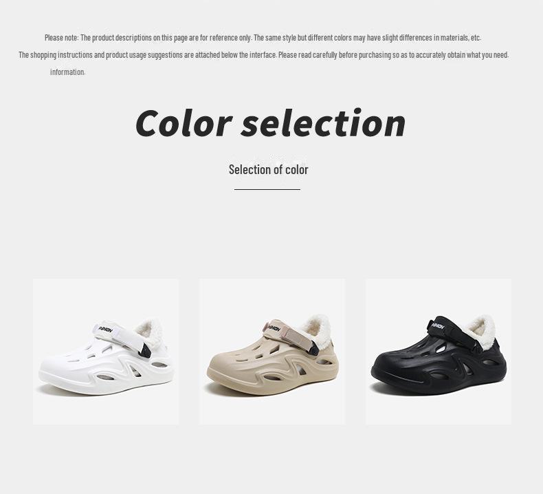 New EVA Non-Slip Lightweight Velvet Cotton Shoes for Men & Women - All-Season Outdoor Wear