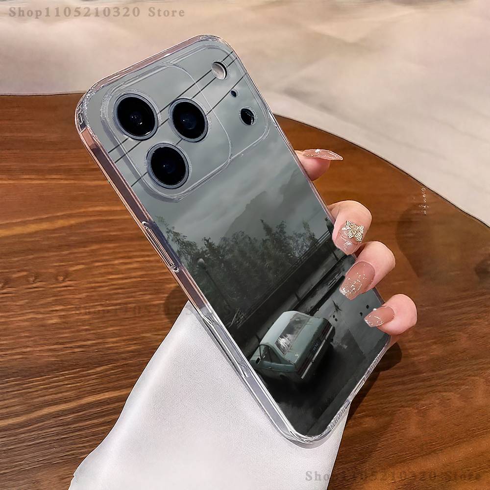 Silent Hill 2 Videogame Phone Case For iPhone 17,16,15,14,13,12,11 Pro,Max,Plus,XR,Mini,E Clear Full-coverage Soft Cover