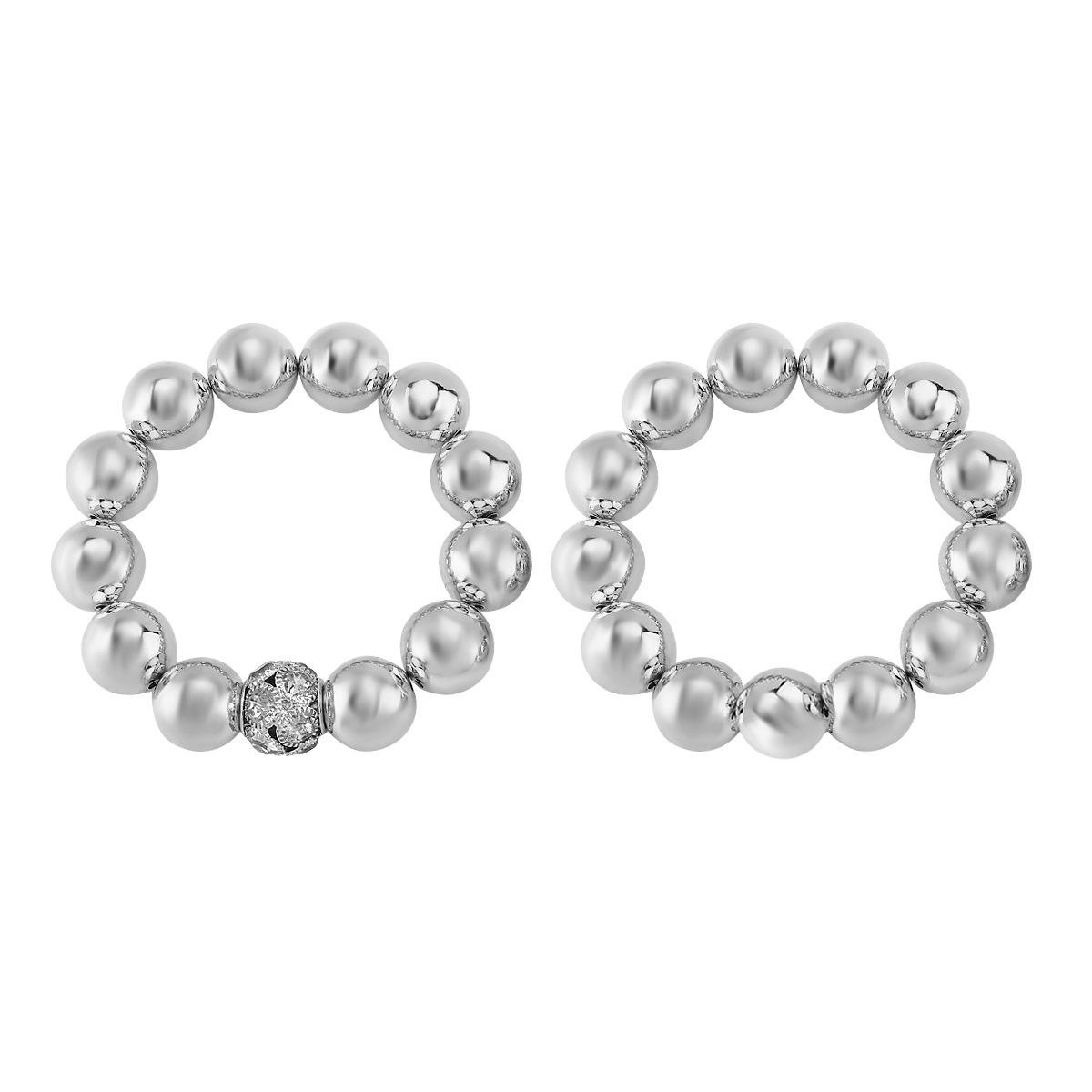 

Personalized new retro simple imitation pearl beaded bracelet necklace, light luxury niche temperament multi-layer stacked accessories