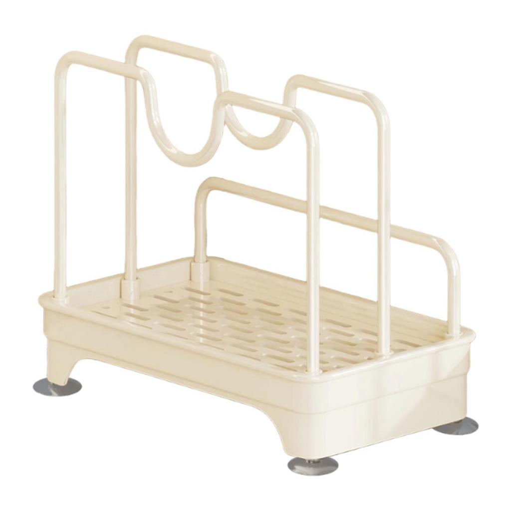 Multi-Purpose Pot Lid Organizer, Cookware Holder, Pot Lid Stand, Compact Design,