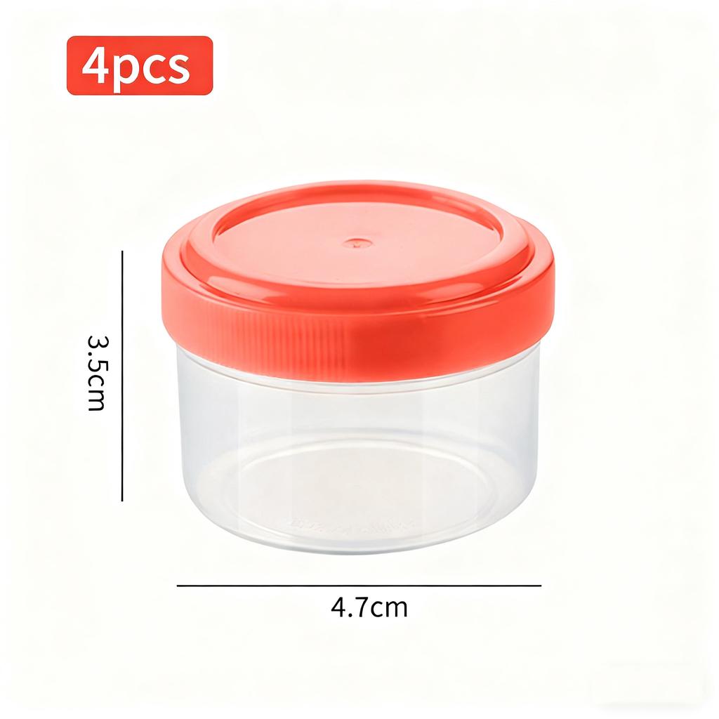 Mini Portable Seasoning Squeeze Bottles for Jam Sauces and Barbecue Seasonings Airtight Lids Kitchen Storage Kitchen Tool