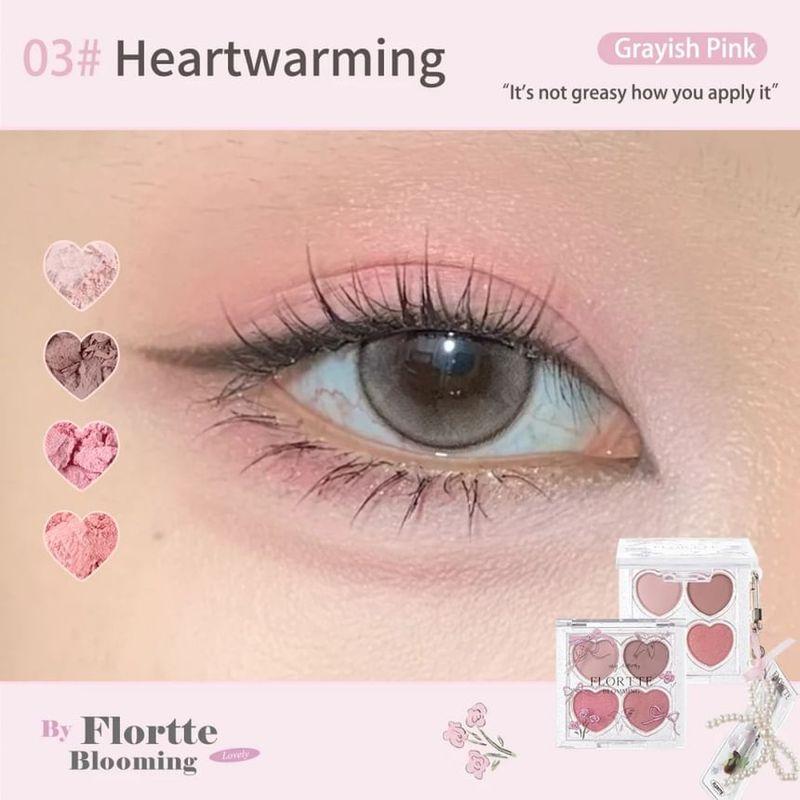 FLORTTE - Blooming Series 4 Color Eyeshadow - 03